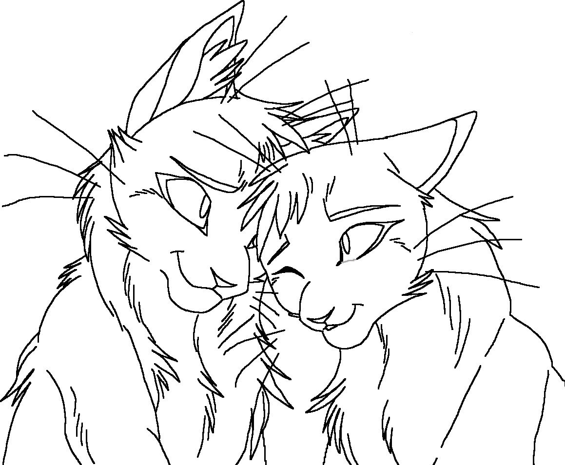 Warrior cats coloring pages pdf freee printable