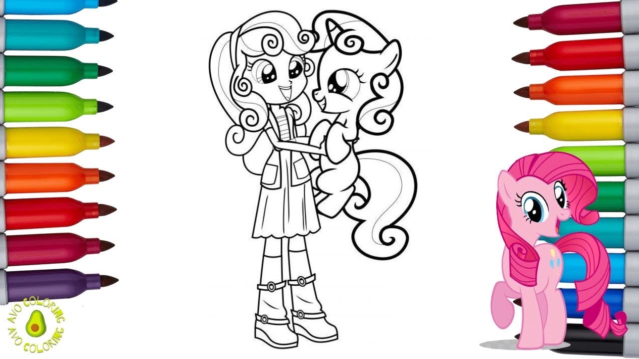 My little pony pinkie pie coloring pages my little pony coloring pages