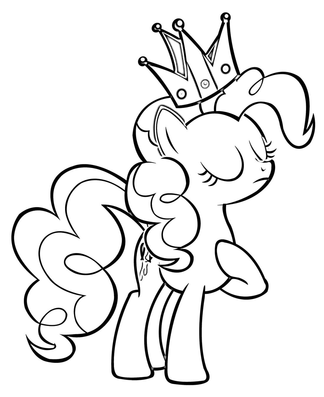Pinkie pie coloring pages