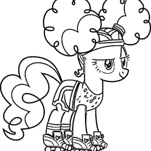 Pinkie pie coloring pages printable for free download