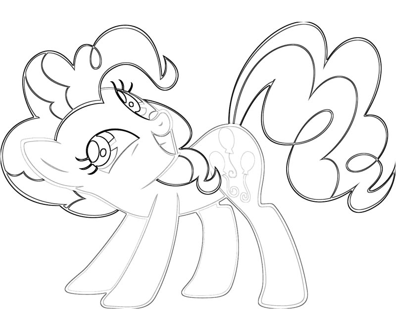 Pinkie pie coloring pages