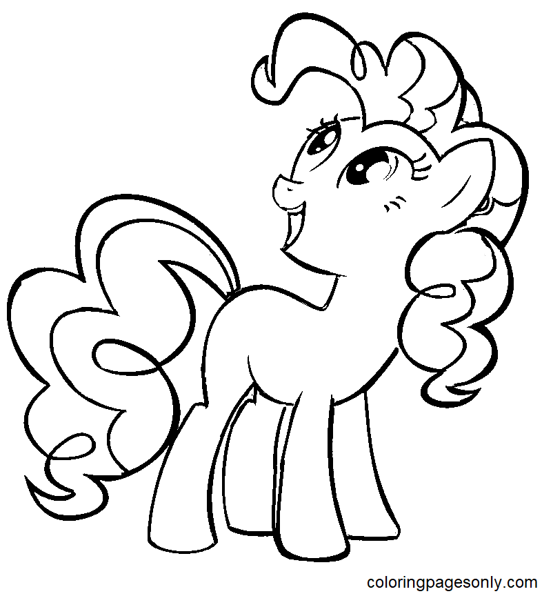 Pinkie pie coloring pages printable for free download
