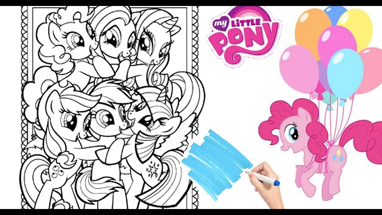 My little pony all together coloring page color mlp rainbow dash rarity pinkie pie twilight sparkle