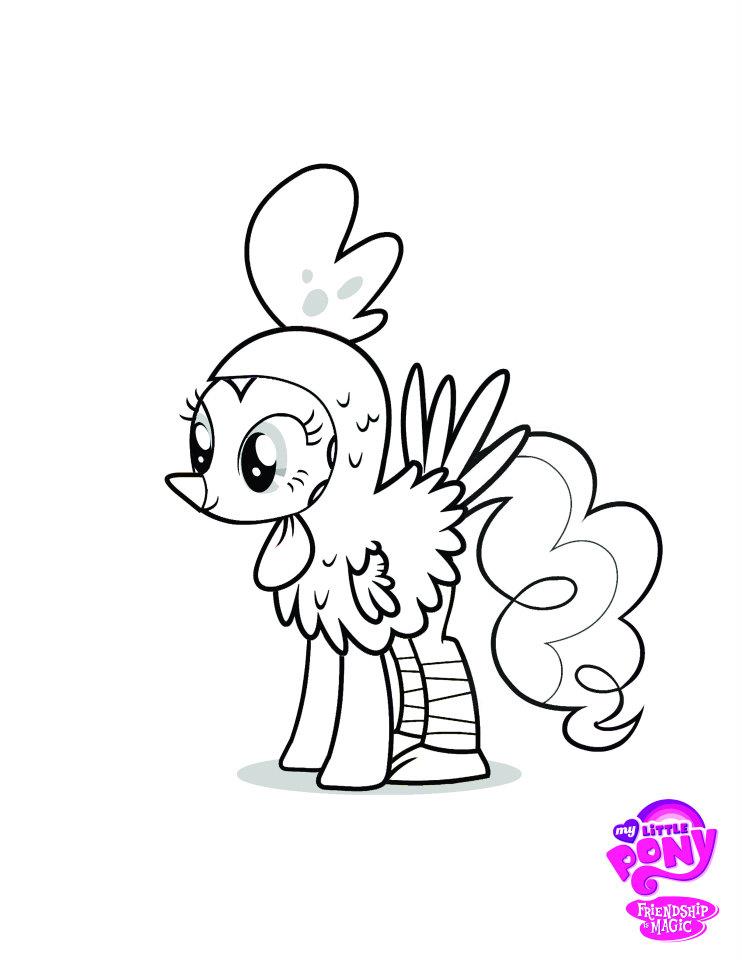 Rainbow dash a pinkie pie omalovãnky my little pony â