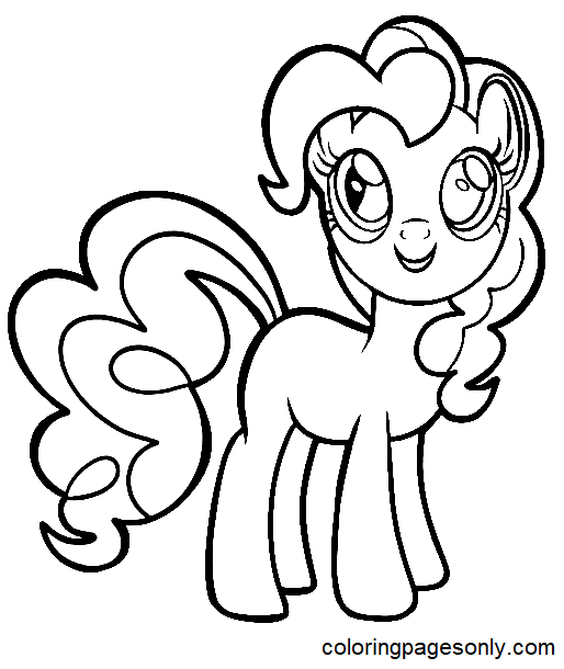 Pinkie pie coloring pages printable for free download