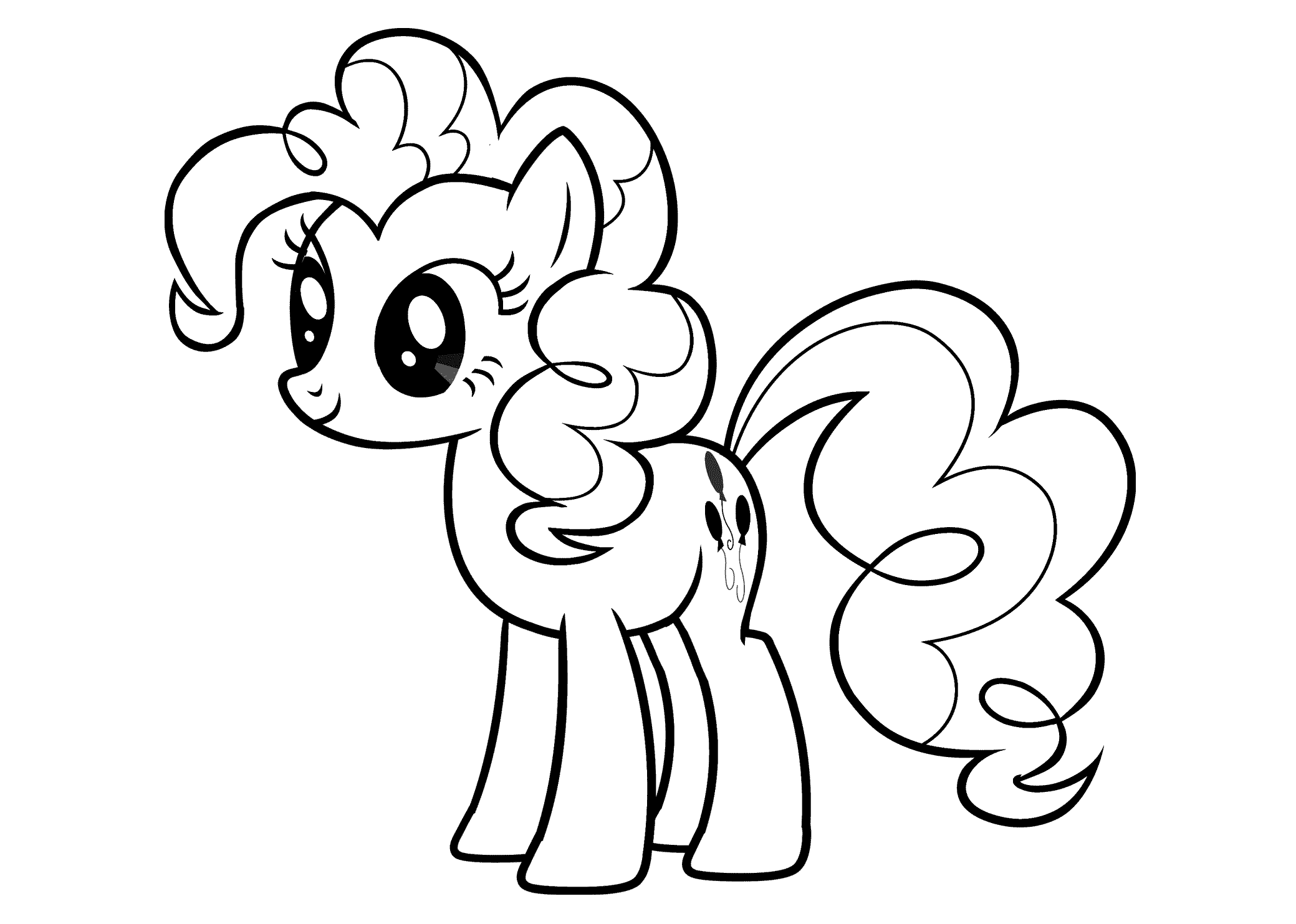 My little pony pinkie pie coloring pages for kids printable free unicornio para colorir my little pony desenhos desenhos para colorir