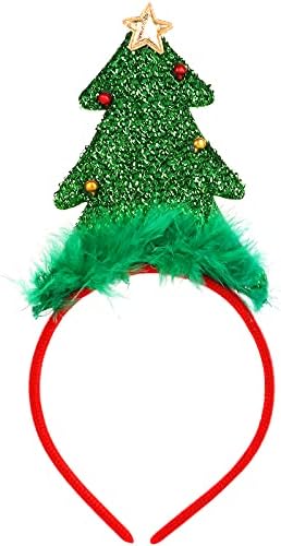 Minired christmas headbands christmas tree headband premium costume xmas headbands for childrenadult christmas holiday party clothing shoes jewelry