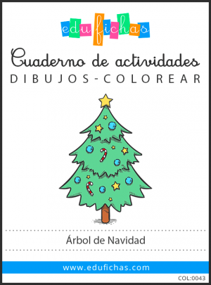 Ãrbol de navidad para colorear