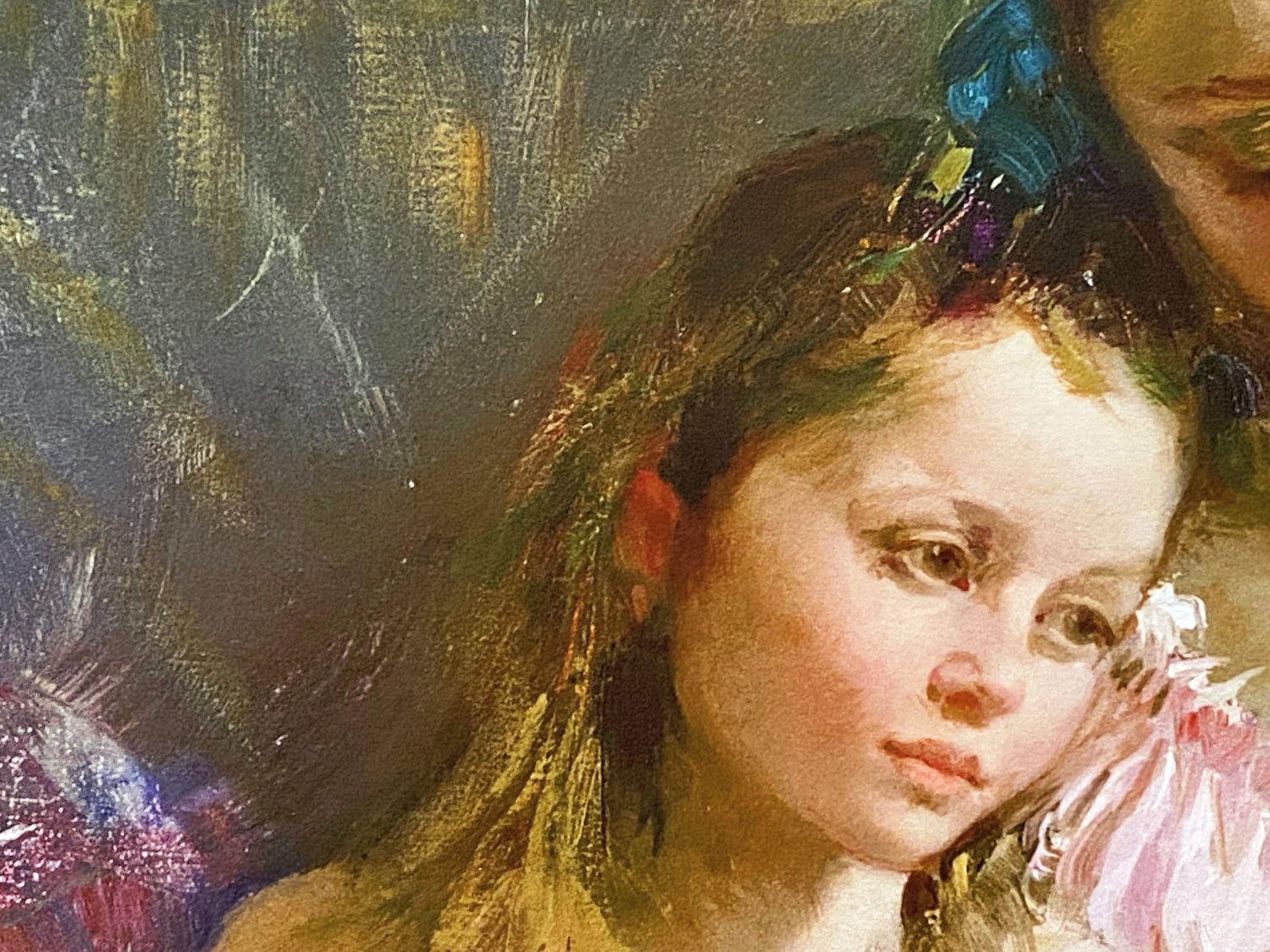 Bedtime stories pino daeni giclãe print artist hand signed numbered â art deals