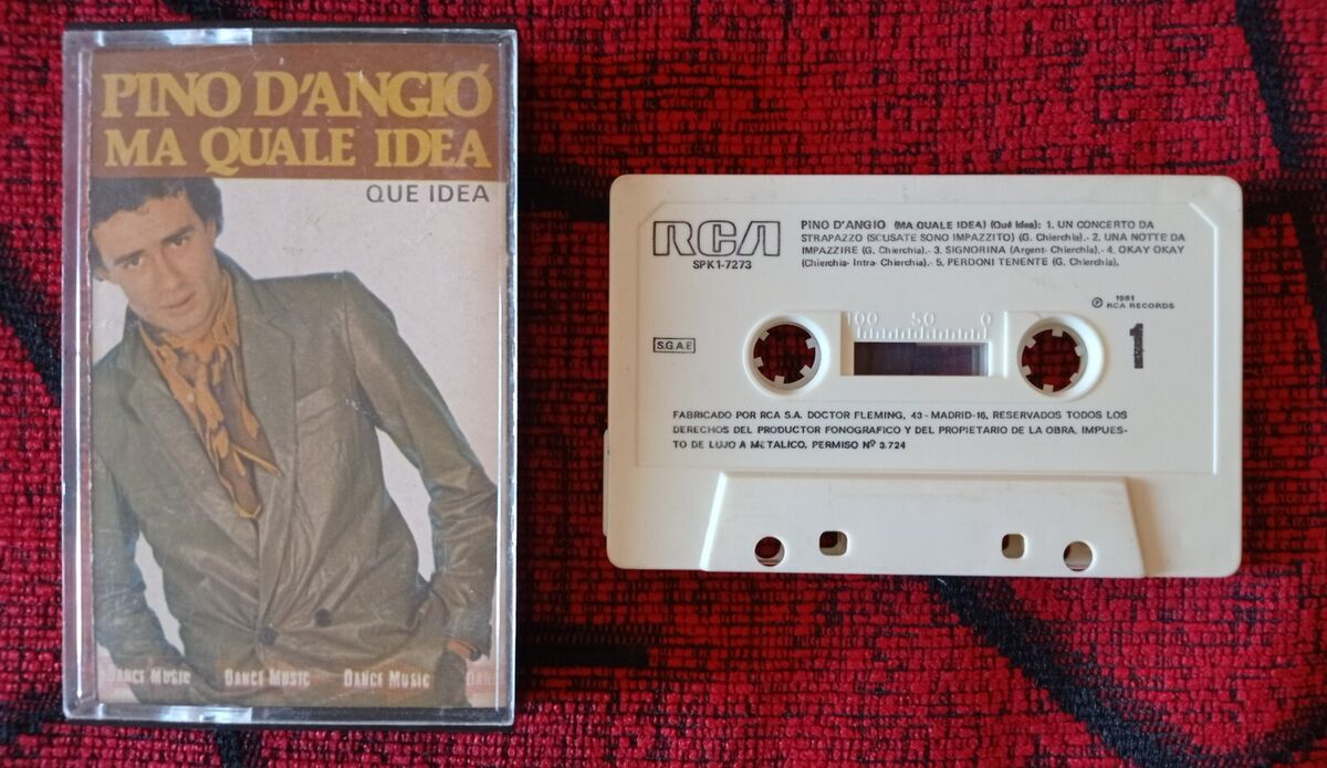 Pino dangio ma quale idea que idea very scarce spain cassette