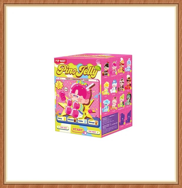 Bubble mart pino jelly tate peronality tet tet erie blind box pinojelly handmade collection gift