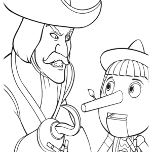 Pinocchio coloring pages printable for free download
