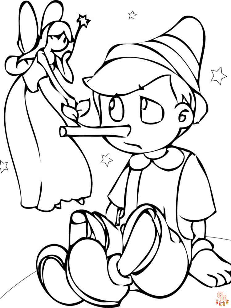Pinocchio coloring pages