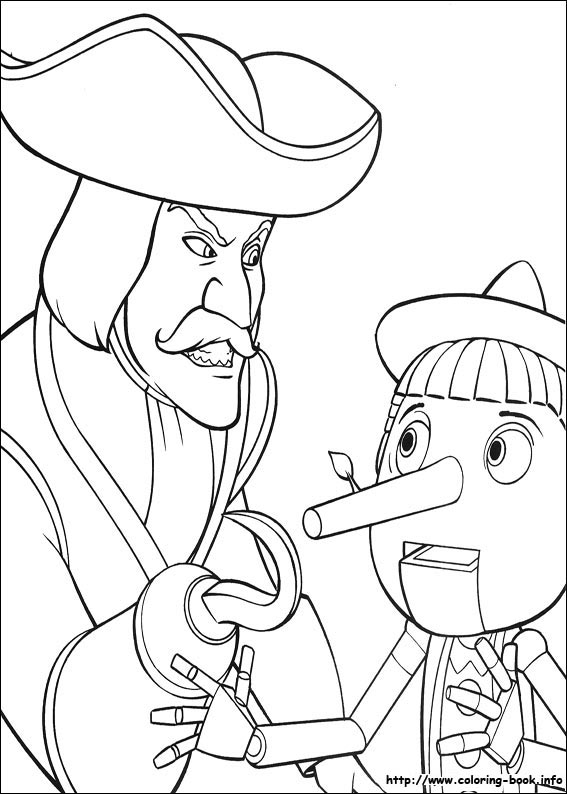 Shrek the third coloring picture