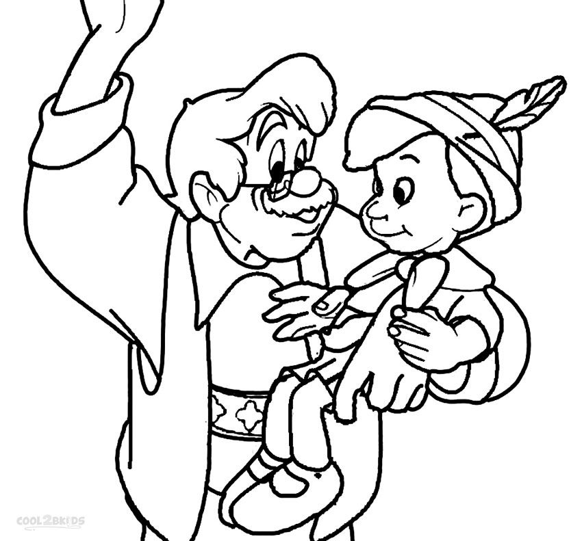 Printable pinocchio coloring pages for kids coolbkids disney coloring pages coloring pages pinocchio
