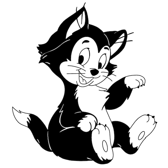 Figaro pinocchio digital files svgpngpdfjpeg kids coloring pages