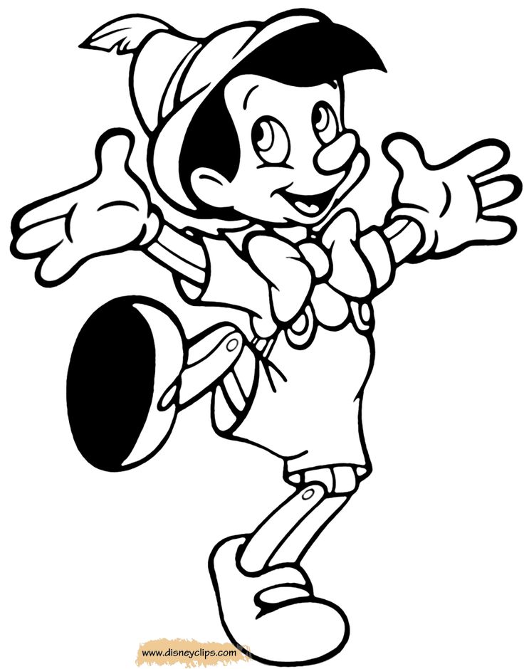 Pinocchio coloring pages