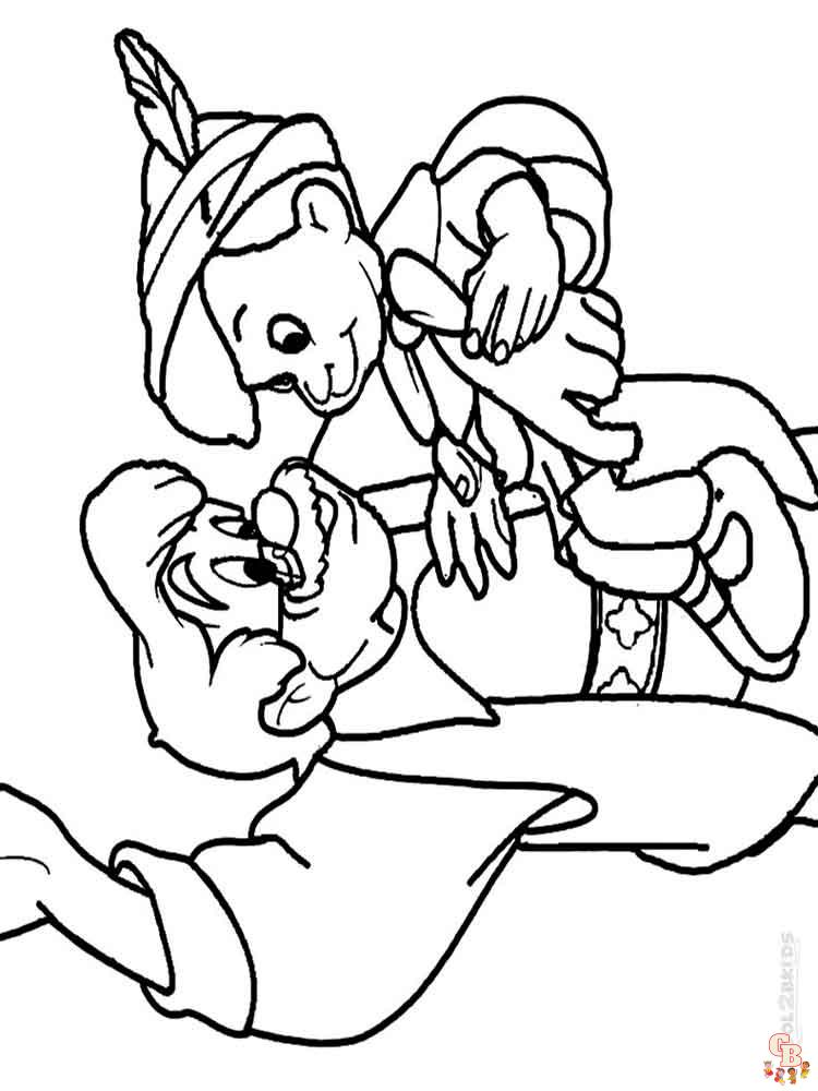 Pinocchio coloring pages