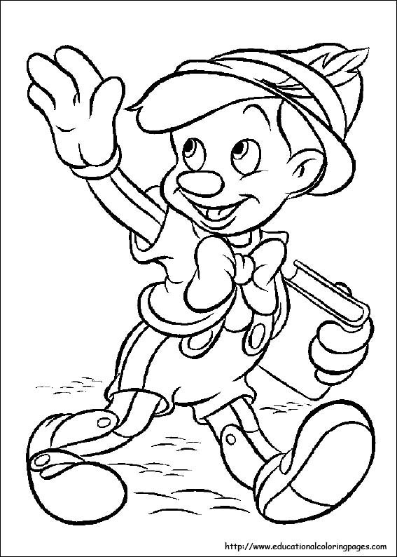 Pinocchio coloring pages