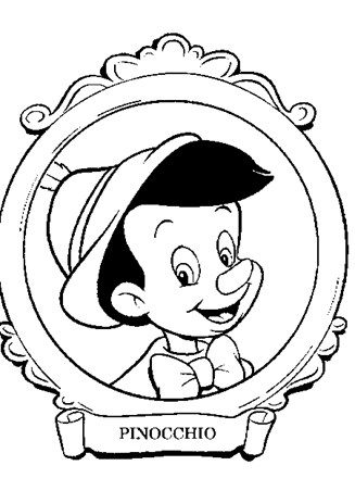 Pinocchio coloring page