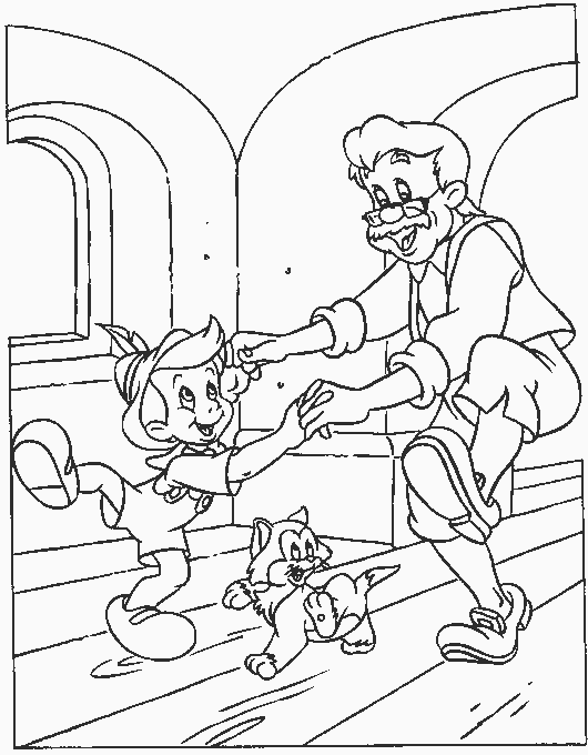 Best pinocchio coloring pages for kids