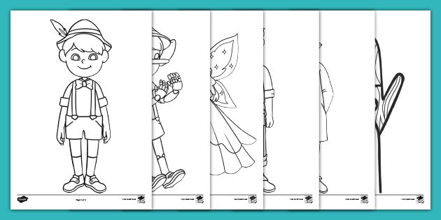 Pinocchio coloring sheets teacher
