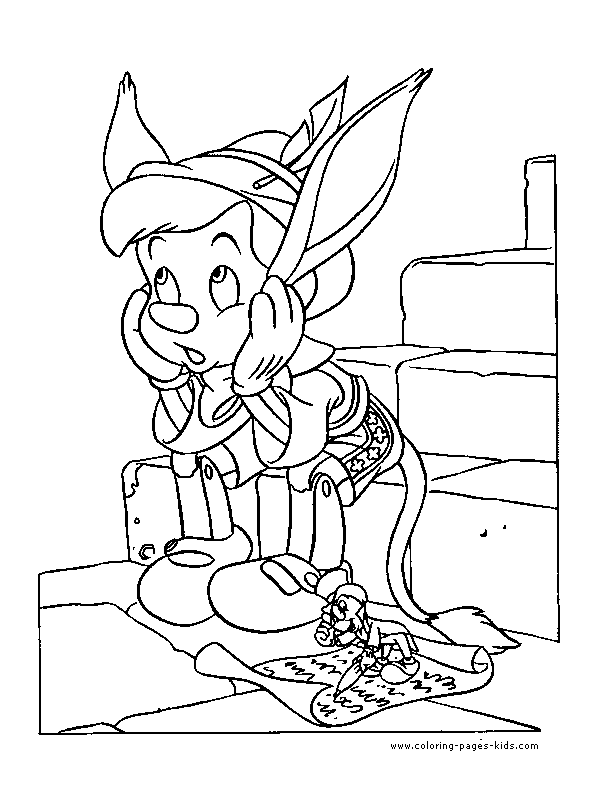 Pinocchio coloring pages
