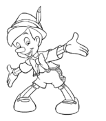 Pinocchio coloring pages free coloring pages