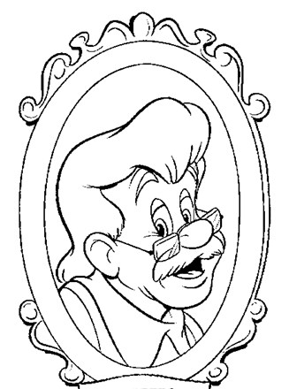 Pinocchio coloring page