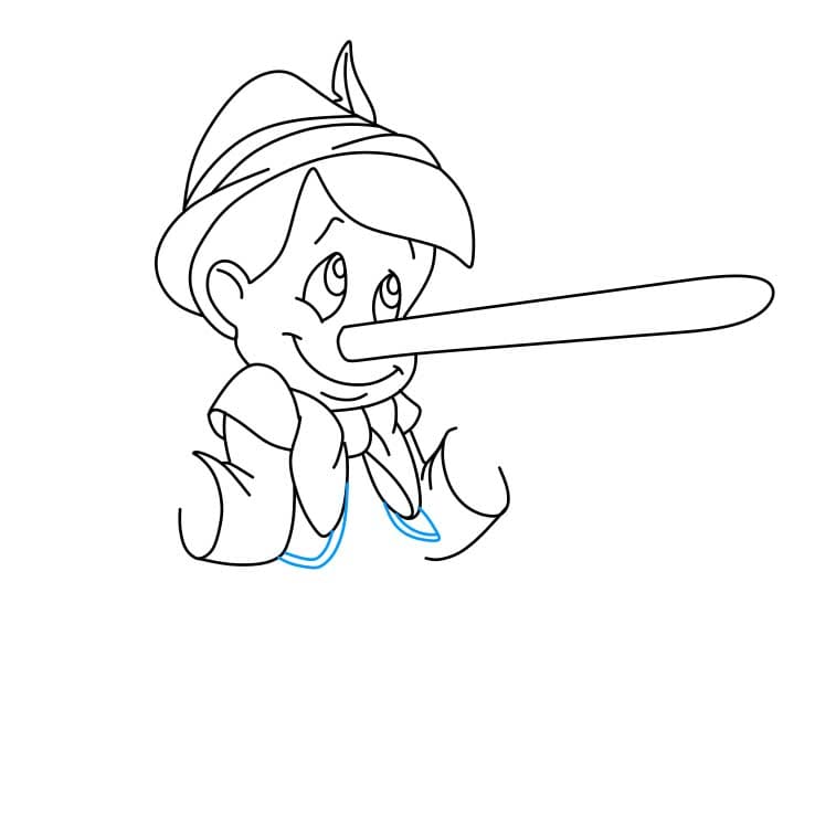 Pinocchio drawing tutorial