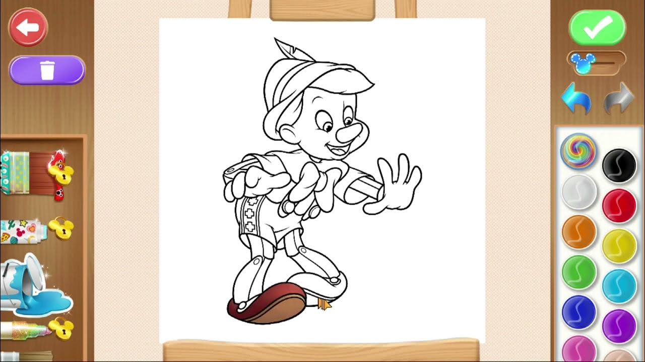 Disney coloring world pc color