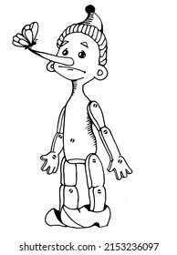 Pinocchio cartoon children images stock photos d objects vectors
