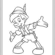 Geppettos puppet coloring pages