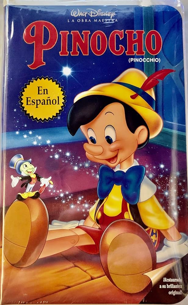 Pinocho vhs dickie jones christian rub mel blanc don brodie walter catlett marion darlington frankie darro cliff edwards charles judels clarence nash patricia page thurl ravenscroft ben sharpsteen bill roberts