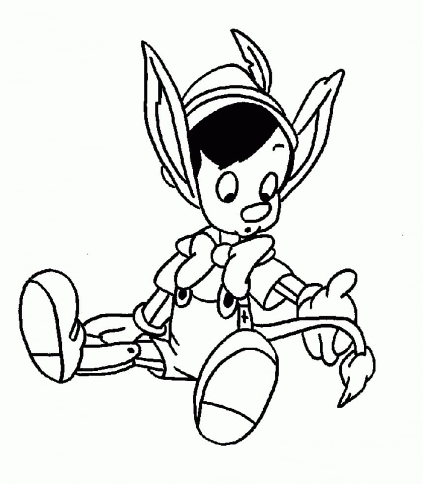 Pinocchio coloring pages