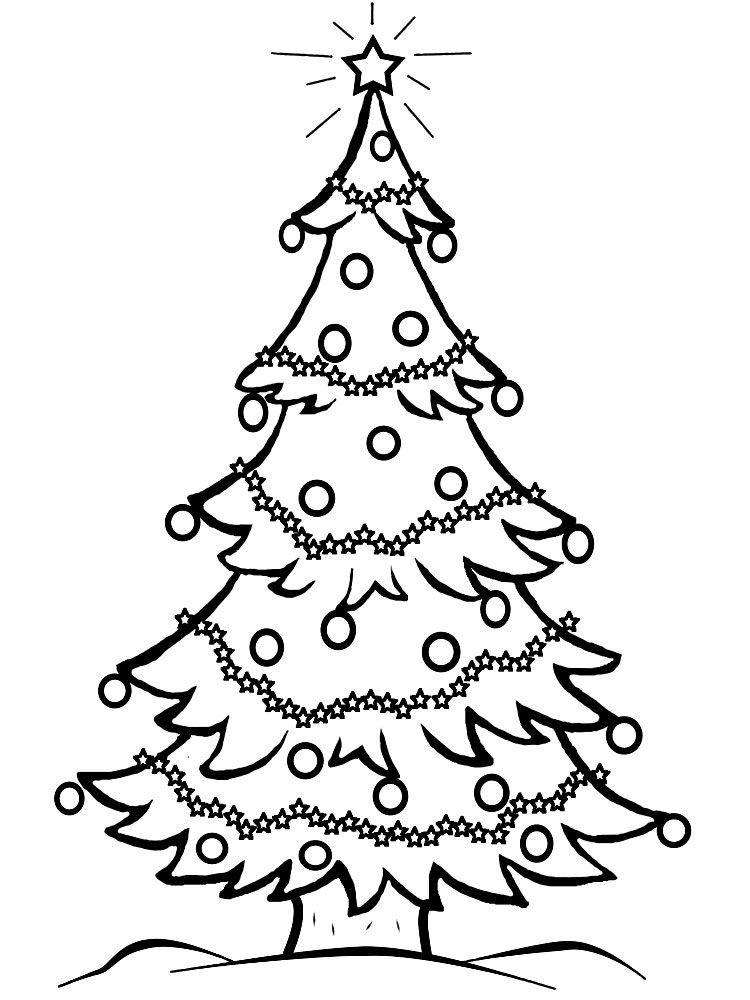 Siluetas de pinos de navidad