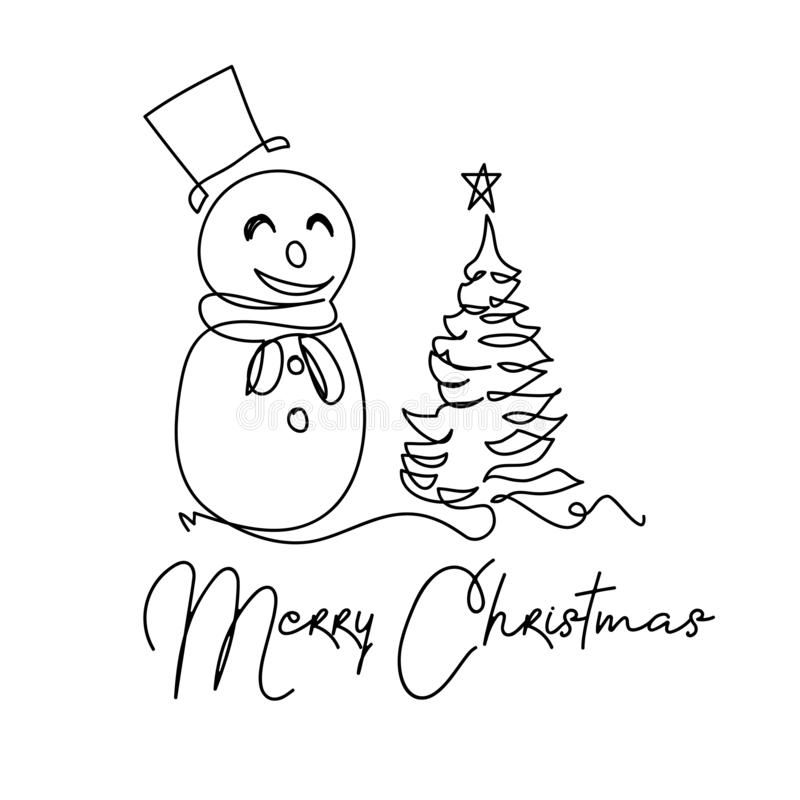 Ntinuous line drawing of a reindeer christmas wildlife stock vector