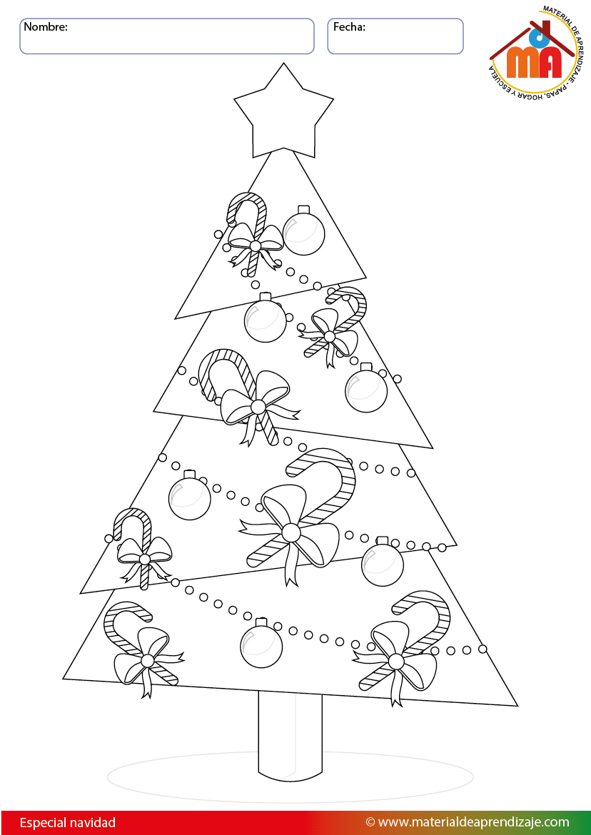 Ãrbol de navidad dibujo ãrbol de navidad pa colore ãrbol de navidad pa colore dibujos de navidad bol de navidad