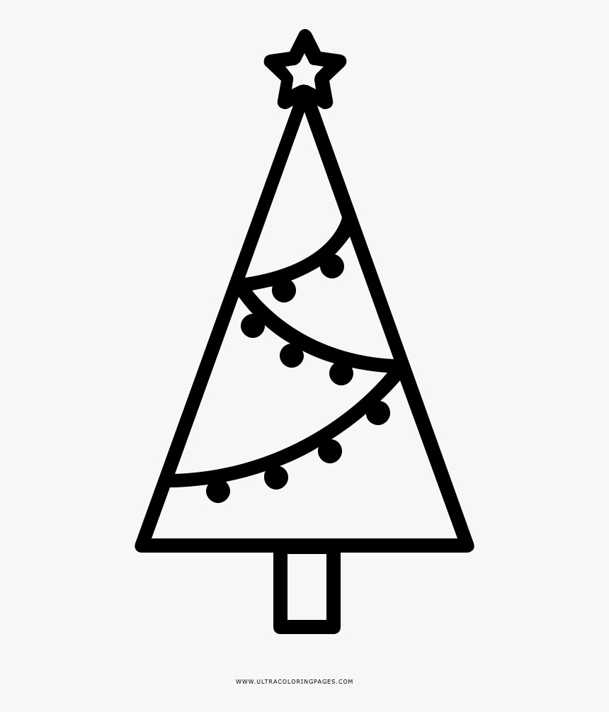Ãrvore de natal coloring page