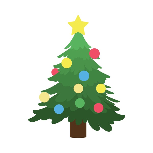 Thousand christmas tree emoticon royalty
