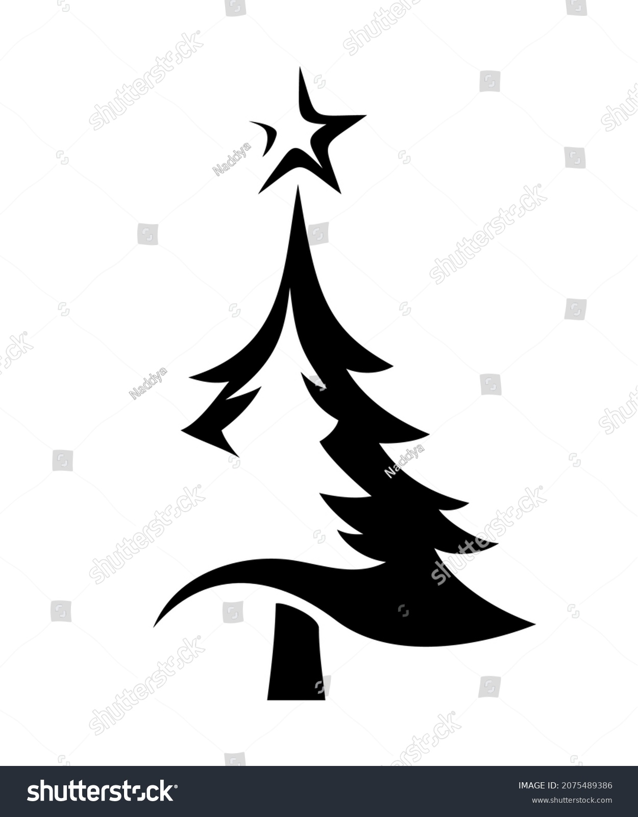 Thousand christmas tree tattoo royalty