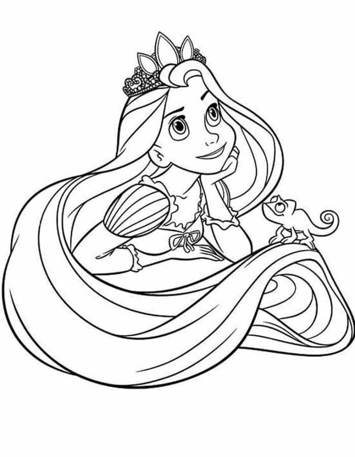 Rapunzel coloring pages free personalizable coloring pages