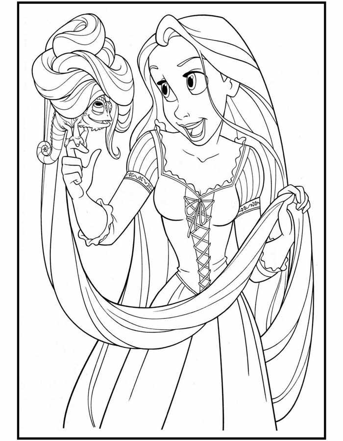 Rapunzel coloring pages free personalizable coloring pages
