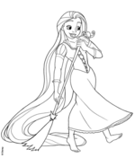 Tangled coloring pages free coloring pages