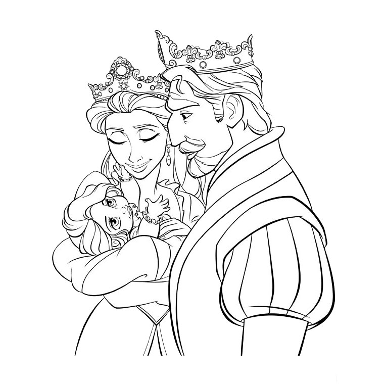 Disney princess princess rapunzel tangled disney coloring pages