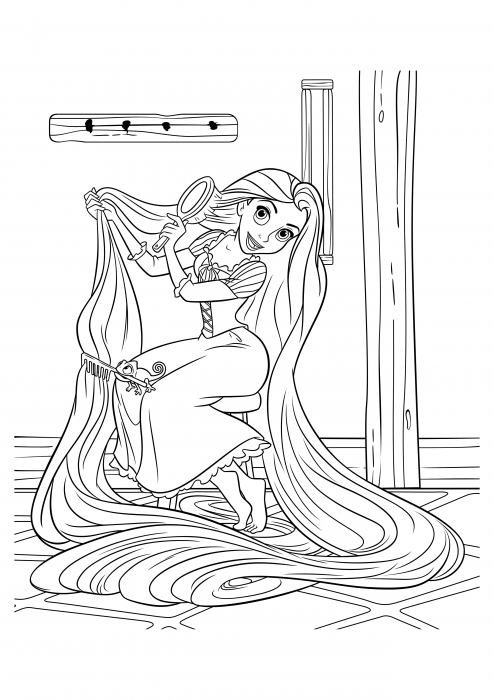 Tangled coloring pages rapunzel tangled coloring pages