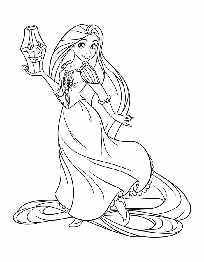 Rapunzel coloring pages free personalizable coloring pages