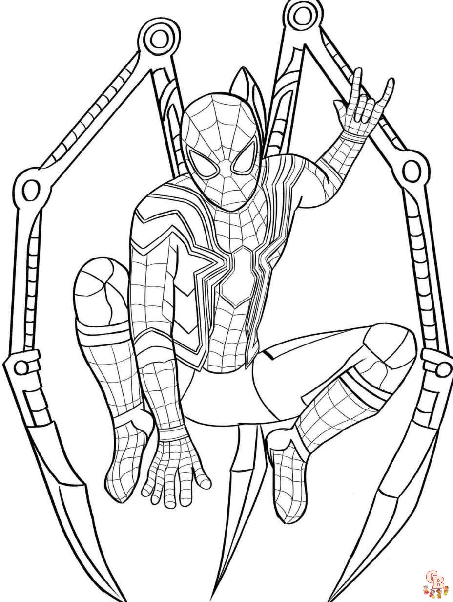 Explore nuestra colecciãn de imprimibles spiderman dibujos para colorear gratis