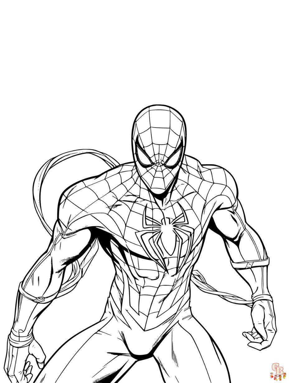 Explore nuestra colecciãn de imprimibles spiderman dibujos para colorear gratis