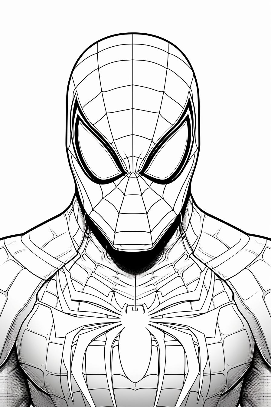 Dibujos de home araãa para colorear
